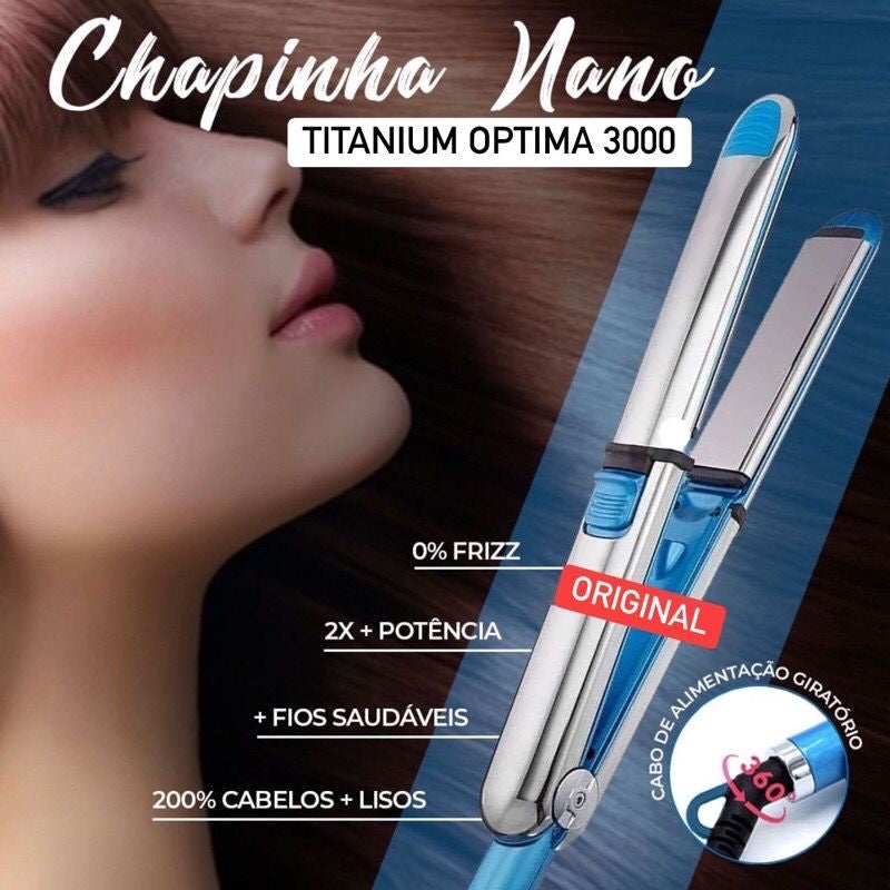 Chapinha Titanium PRO 2 em 1 - Cachos e Lisos